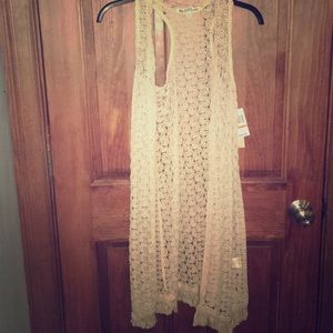Super Cute Fringed Sleeveless Coverup